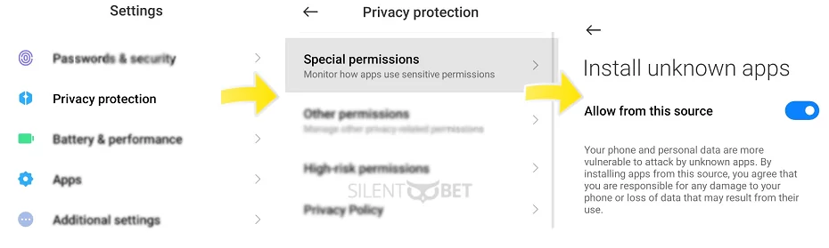 install apps from unknown sources android