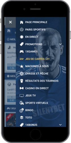 1xbet app ios menu