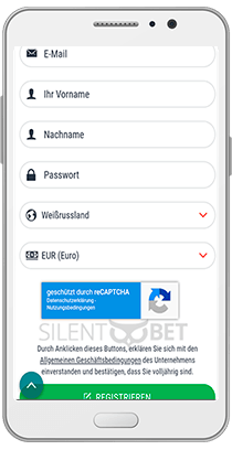 22bet mobile registrierung für Android