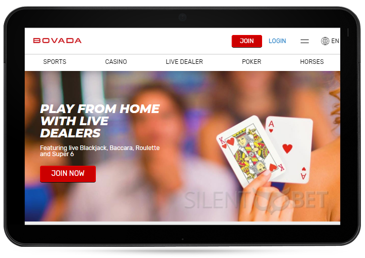 Bovada mobile site