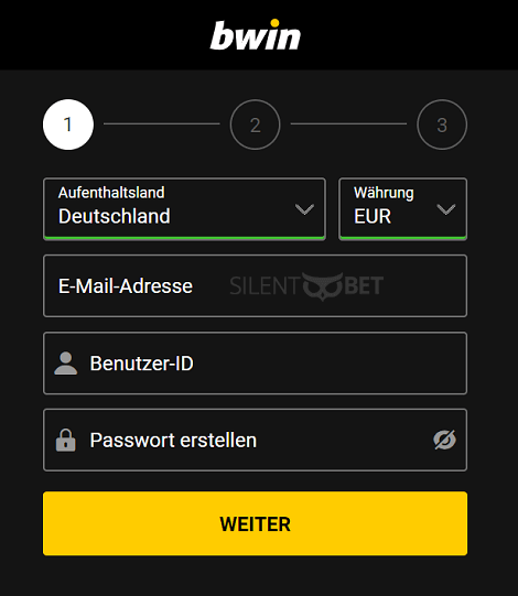 Bwin Feld für den Bonuscode