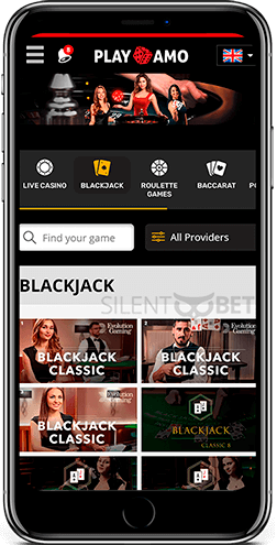 Playamo mobile casino app for iPhone
