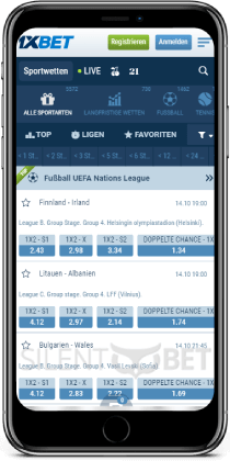 1xBet Mobile Sportwetten