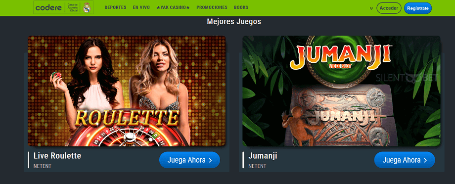 Casino MX Codere En Línea