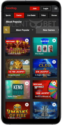 Bodog Casino Mobile Version