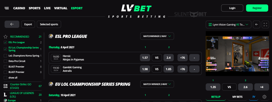 LVbet eSports