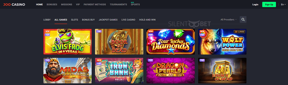 JooCasino games