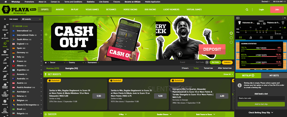 Playa Bets Website Design