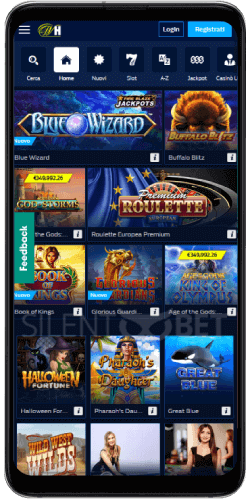 App mobile William Hill per casinò