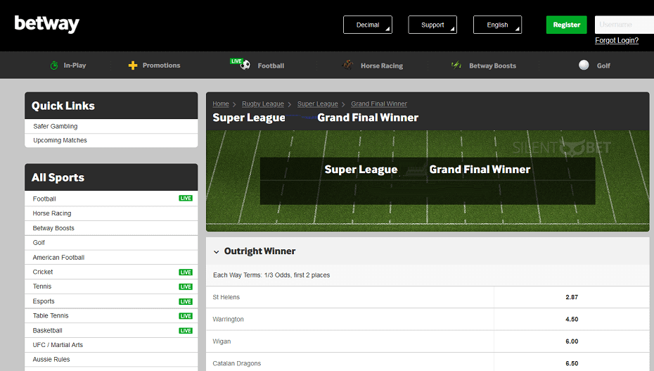 Betway Rugby League