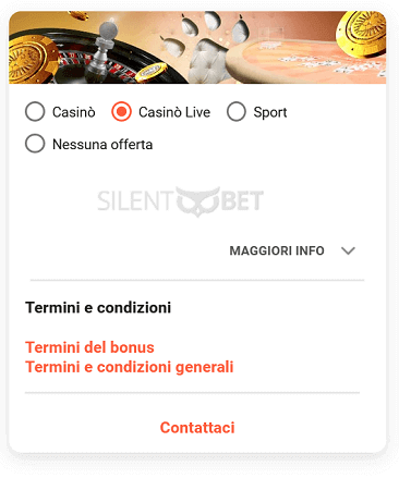 Codice bonus LeoVegas inserisci