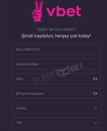 Vbet kaydı Türkiye