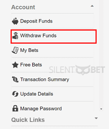 Betway withdrawal steps