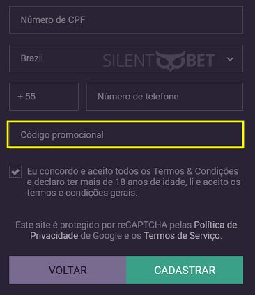 Vbet Brasil Código de bônus