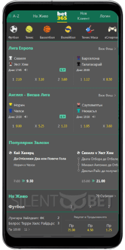 bet365 mobile за спорт