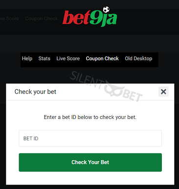 View Bet9ja Slip on desktop