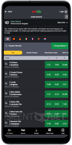 Bet9ja Zoom Soccer mobile