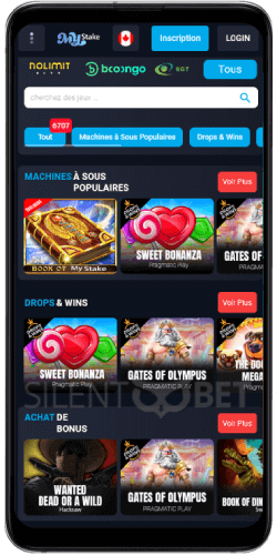 Application de casino Mystake
