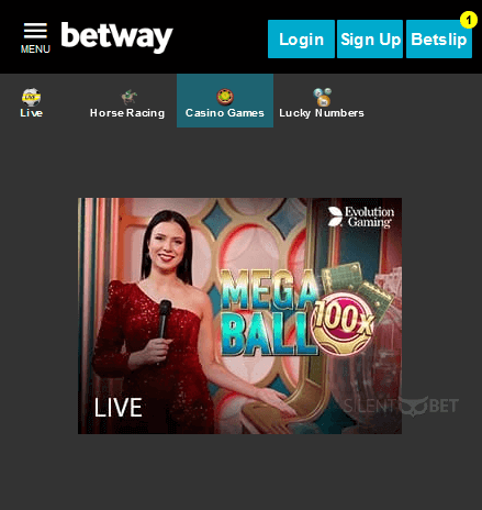 Betway MegaBall steps