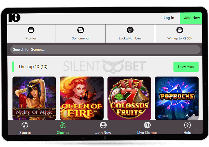 10bet Casino Mobile Version South Africa Tablet