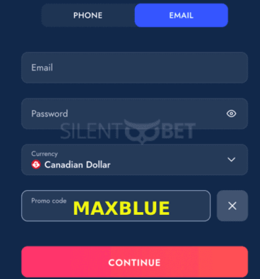 bluechip bonus code enter