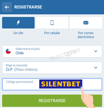 1xBet Chile código promocional