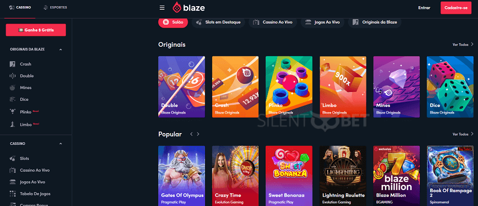 website design blaze casino