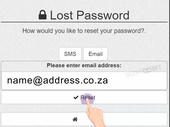 how to reset hollywoodbets password via email