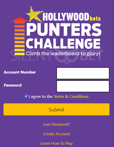 how to play hollywoodbets punters challenge