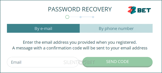 22bet password recovery