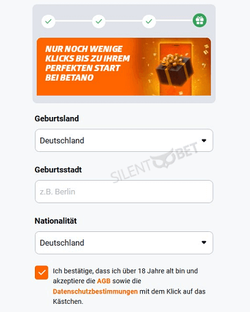 Registrieren Sie sich bei Betano für einen Bonus