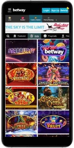 betway mobile casino for south africa