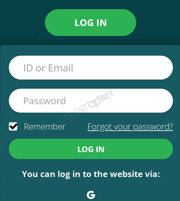 22bet login steps