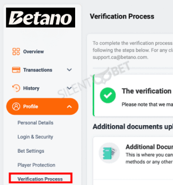 betano account how to verify