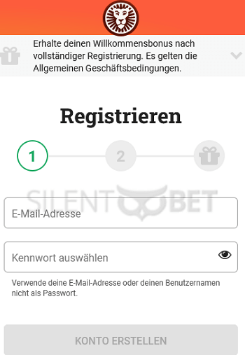 registrierungsschritte leovegas casino