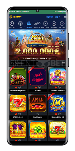 mozzart casino games android app
