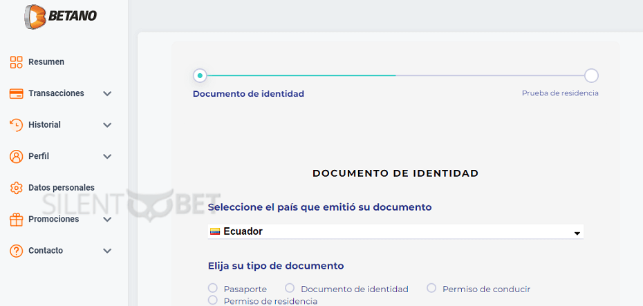 verificación de tu cuenta betano