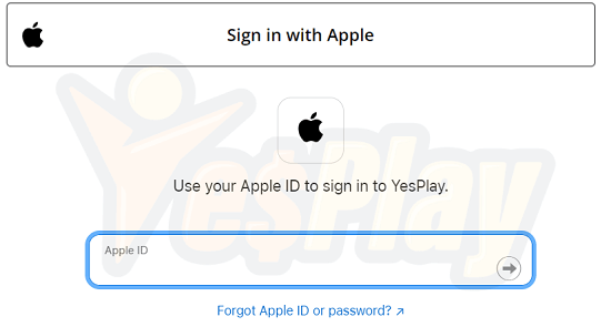 yesplay sign in with apple