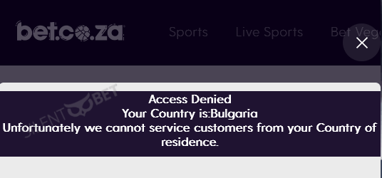 bet co za login ip error