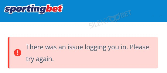 sportingbet login not available