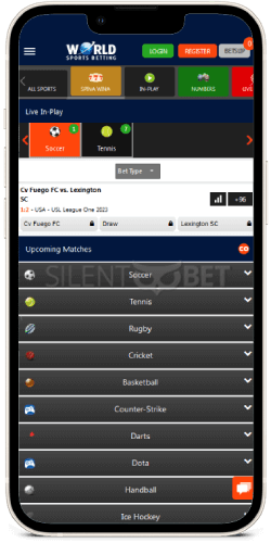 world sports betting app for iOS