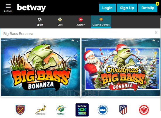 Big Bass Bonanza on Betway