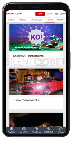 bovada poker mobile app