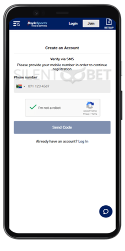 boylesports register mobile