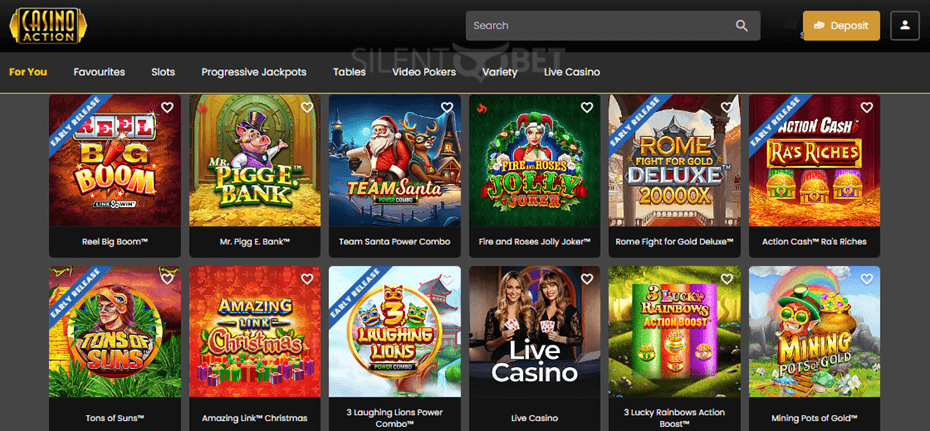 casino action games library