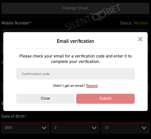 tic tac bets email verification