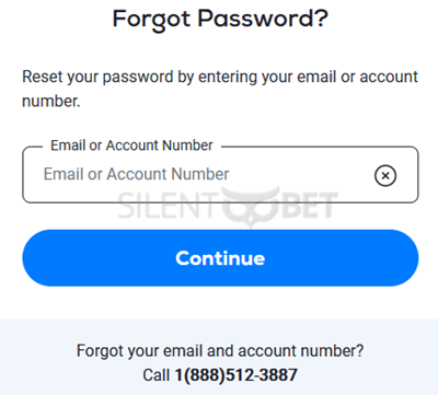 betus forgot password