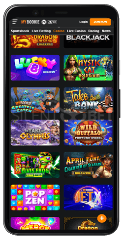 mybookie casino mobile app