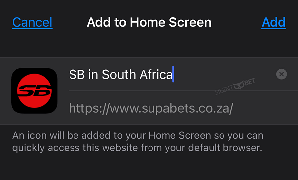 superbet app add to iPhone