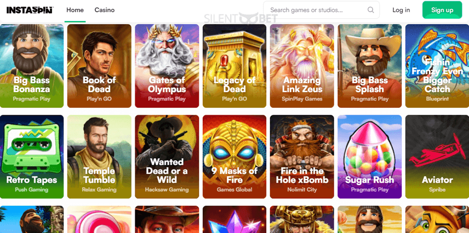 instaspin casino games